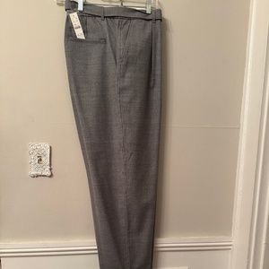 J. Crew D. Ring Flannel Pants NWT/Sz. 14 Heather Gray
